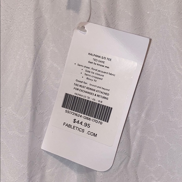 Fabletics Kalpana Side Tie Tee - Picture 8 of 8